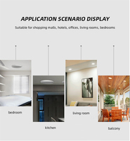 Spot lumineux LED circulaire encastrable pour l'intérieur, luminaire décoratif de plafond, idéal pour un salon
