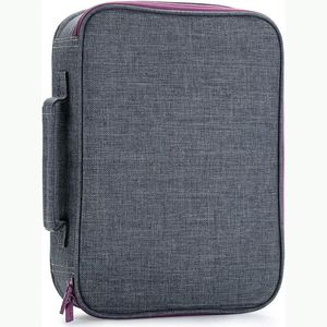 Échantillon gratuit : Étui de protection pour livre, sac d'église, sac à Bible avec emplacements pour stylos et poche zippée / Cadeau pour femme, directement de l'usine - Product Image 1
