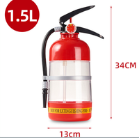 Distributeur de boissons en plastique portable en forme d'extincteur pour fêtes d'adultes, décorations de table pour boissons et bières