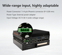 PC Industrial Integrado Sin Ventilador LGA1151 de 6.ª/8.ª/9.ª Generación, 6 Puertos GbE LAN, 4 PoE, 9-36V CC, Amplio Rango de Temperatura -10~50 °C ℃   Gateway IoT para Automatización de Fábrica