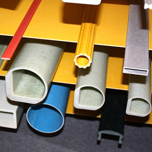Profilés en fibre de verre de haute qualité Profilés en fibre de verre jaune Tube rond Frp jaune Tube rond Frp Tube rond en fibre de verre - Product Image 6