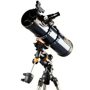 Telescopio astronómico con trípode de aluminio, dispositivo óptico refractor de alta calidad