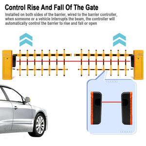 Инфракрасный датчик 12-24 В постоянного тока/переменного тока для ворот гаражных ворот Systemsasa 180 ° горизонтально в передатчике и приемнике - Product Image 5