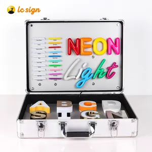Caja de luz con letras de muestra de alta calidad, para publicidad y negocios