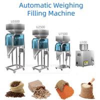 50-2500g Manuel Semi Automatique Alimentaire Granule Café Sachet Poche Riz Grain De Grain Mini Quantitative Pesage Machine De Remplissage