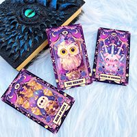 Custom Printing Oracle Gold Foil Tarot Cards with Magnetic Box-High Quality Game Cards for Promotional Use & Birthday Gifts