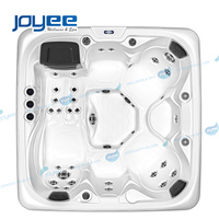 Bain à remous extérieur JOYEE pour 6 personnes, baignoire SPA en acrylique contrôlée par Balboa, fabricant chinois