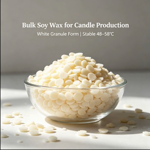China Factory Supply High Quality <b>Soy</b> <b>Wax</b> DIY Scented Candles Raw Material <b>Soy</b> <b>Wax</b> for Candle Making - Product Image 4
