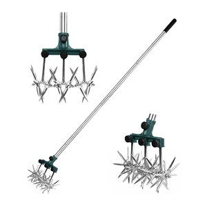 Cultivateur manuel pour la gestion du sol des petits jardins, le mélange du sol et la préparation des parterres de fleurs - Product Image 2