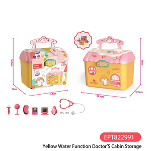 EPT Bleu Fonction Cabine de <span class=keywords><strong>Docteur</strong></span> Rangement Jouet Fille Jouets Médecin Filles Pas Cher Ensemble Enfants Médecin Pretend Play Kits pour Filles - Product Image 6