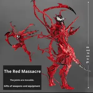 Figura <span class=keywords><strong>de</strong></span> Acción <span class=keywords><strong>de</strong></span> PVC <span class=keywords><strong>de</strong></span> Venom 2, Estilo Yamaguchi, <span class=keywords><strong>Carnage</strong></span> Rojo, Eddie, el Antihéroe <span class=keywords><strong>de</strong></span> Spider-Man, en Caja <span class=keywords><strong>de</strong></span> Color, para Mayores <span class=keywords><strong>de</strong></span> 14 Años - Product Image 3