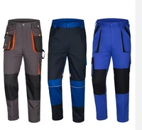 Pantalon de travail été industriel genou multi-poches Cargo Construction vêtements de travail pantalons pour hommes