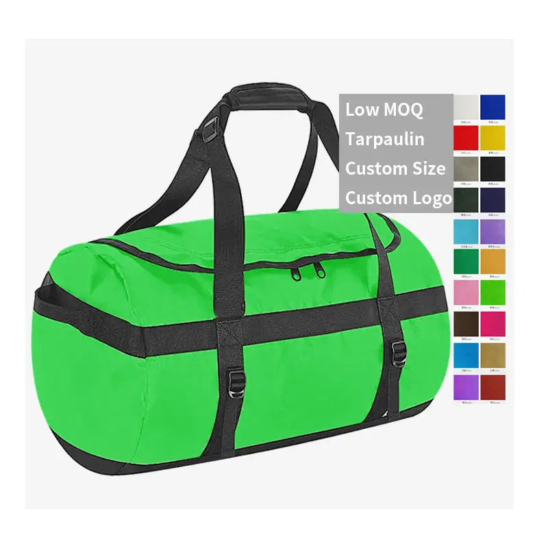 Custom Outdoor 40L 70L 90L PVC Tarpaulin Duffle Bag Waterproof Sport Gym Duffel Bag for Travel Camping