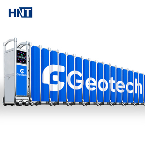 Hnt an ninh công nghiệp công ty nhà máy điện phía trước cổng chính tự động thương mại hàng rào Kính thiên văn có thể thu vào cửa trượt - Product Image 1