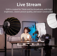 ZHIYUN MOLUS X100 Pro Pocket COB Light LED Video Fill Light Bi-Color 2700-6500K