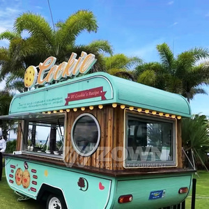 Carrito de Comida Móvil Eléctrico Ecológico de 4 Ruedas, Camión de Comida Callejero de Acero Inoxidable con Equipo de Cocina Completo en Venta - Product Image 2