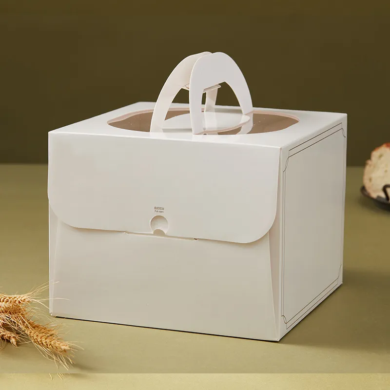 Desechable personalizado sacar papel Kraft comida para llevar cajas Biodegradable Take Out Box