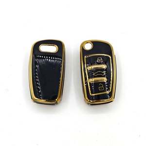 Étui <span class=keywords><strong>de</strong></span> protection pliable pour clé <span class=keywords><strong>de</strong></span> <span class=keywords><strong>voiture</strong></span> à 3 boutons, 5 couleurs, en TPU, pour <span class=keywords><strong>Audi</strong></span> Q3 A3 A1 Q2L RS3 <span class=keywords><strong>R8</strong></span> Q7 TT A6L TTS SQ - Product Image 2