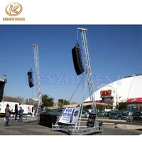 Truss de Iluminación para Escenario con Manivela, Fácil de Instalar, Soporte de Iluminación para Escenario