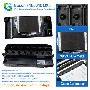 Testina di stampa originale Epson F160010 DX5 per stampante ecosolvente, con chip decoder Creon, per Mutoh VJ-1604, a prezzi convenienti, da Guangzhou - Product Image 3