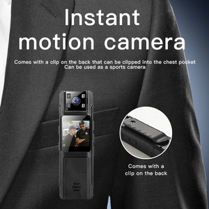 1080P Wifi Kỹ Thuật Số Mini Hành Động <span class=keywords><strong>Video</strong></span> IR Tầm Nhìn Ban Đêm Mặc Máy Ảnh 180 Độ Xoay Ống Kính Bỏ Túi Clip Cơ Thể Cam - Product Image 4