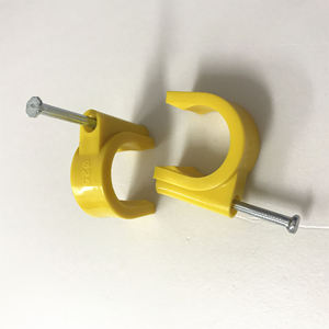 Yellow Color PEX <strong>Pipe</strong> <strong>Clip</strong> with Nail 16mm 20mm <strong>25mm</strong> 32mm for Water and Gas Systems - Product Image 3