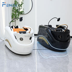 Lettino elettrico deporre Salon Head <span class=keywords><strong>Spa</strong></span> massaggio Shampoo letto con terapia della testa - Product Image 2