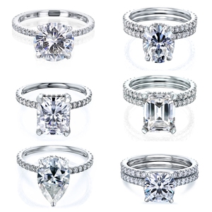 Fornitore di Fabbrica ZYO di Gioielli Personalizzati in Moissanite di Alta Qualità Collana Orecchini Anelli Ciondolo Alta Gioielleria per Donna - Product Image 4
