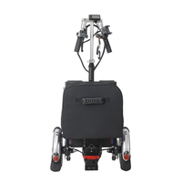 Scooter eléctrico de tres ruedas para adultos, auto-equilibrio, movilidad para discapacitados, Scooter plegable, Maleta