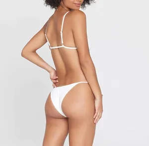 Bañador de talla grande para mujer de verano 2023, bañador Sexy con Logo estampado, Bikini con función acolchada extraíble de secado rápido