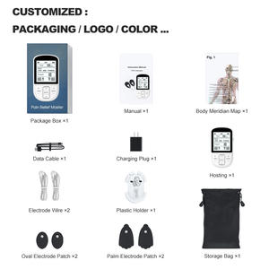 Wiederauf lad bares Gesundheits gerät TENS EMS <span class=keywords><strong>Massage</strong></span> gerät zur Erholung nach dem Training Muskels timulation Entspannung und Schmerz linderung - Product Image 6