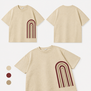 T-shirt personnalisé avec impression de portail en grès pour l'Europe et l'Amérique du Nord, vente en gros OEM - Product Image 5