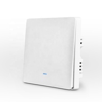 Interruptor Inteligente de 30A con Control Remoto por Aplicación, Compatible con Zigbee, para Calentador de Agua, con Cristal Templado y PC, para Enchufes EU/UK