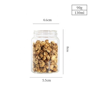 Hecho en China 130Ml 200ml Frascos de vidrio con tapas Fabricante Botellas de vidrio de whisky transparentes con tapas de madera - Product Image 4