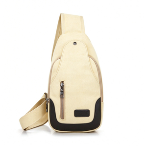 Sacs à bandoulière décontractés de sport de haute qualité en toile personnalisée pour hommes et femmes, imperméables, durables, avec fermeture éclair, sacs messager - Product Image 1