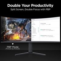 Moniteur LCD incurvé HDR KOORUI 34 pouces, écran 180 Hz 1440P, interface DP pour ordinateurs de jeu de bureau