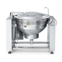 Poêle à gaz inclinable Shinelong Commercial 150L en acier inoxydable 304 avec garantie d'un an pour hôtel, restaurant, cantine
