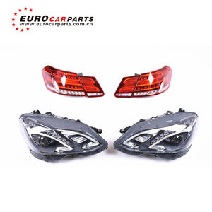 Kit carrosserie E Class <span class=keywords><strong>W212</strong></span> E63 pour <span class=keywords><strong>W212</strong></span> E260 E300 E200 <span class=keywords><strong>E320</strong></span> E350 à E63 Phares Feux arrière Capot et ailes - Product Image 3