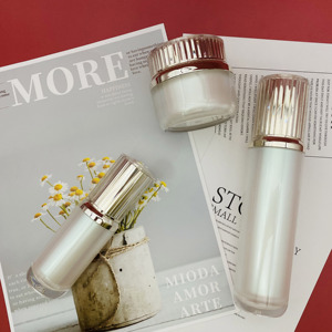 Colourful Lotion Facial Cream Bottle Set Cosmetic Plastic Bottles Series Container Packing Set For Skin Care 30ml 50ml 100ml