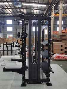 Многофункциональная силовая стойка VIGFIT для спортзала с лат-пультом и стеллажом для хранения - Product Image 3