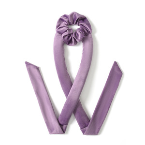 U Shape Hair <b>Tie</b> Pink Long Bowknot Design Damage Free Daily Use - Product Image 4