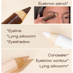 Juego de Lápices Delineadores de Ojos y Cejas a Prueba de Agua, Herramienta de Maquillaje de Contorno Duradera para Maquillaje Permanente - Product Image 2