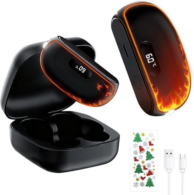 Outdoor Electric Hand Warmer 2 Pack Magnetic Hand Warmer 4800mAh Rechargeable Portable Hand Warmer
