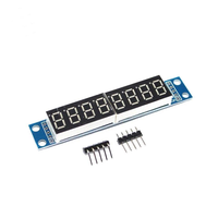 Modul tampilan tabung 8 digit MAX7219 LED mendukung tampilan bertingkat