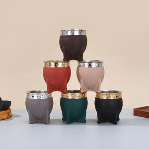 Vaso <span class=keywords><strong>de</strong></span> acero inoxidable aislado al vacío <span class=keywords><strong>de</strong></span> doble pared <span class=keywords><strong>de</strong></span> 180ml para café, Yerba <span class=keywords><strong>Mate</strong></span> Argentina o cerveza con pajita Bombilla - Product Image 1