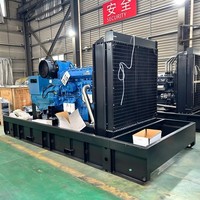 Generator Diesel Tipe Terbuka Berkinerja Tinggi 150KVA 200KVA 300KVA Solusi Energi Cadangan Mesin
