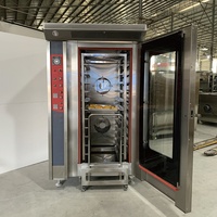 Four à convection industriel automatique avec fonction vapeur, four à pâtisserie électrique et à gaz