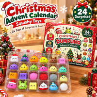Nouvelle boîte surprise de Noël à presser, calendrier créatif à presser, programme de surprises sur 24 jours