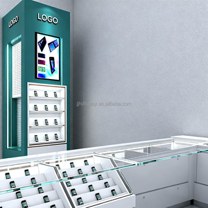 Bằng gỗ pha chế hiển thị <span class=keywords><strong>Showcase</strong></span> Glass hiển thị cbinet xì gà cong truy cập kiosk tùy chỉnh kiosk khói cửa hàng phụ kiện hookah - Product Image 5