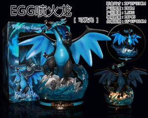 Figurines d'action Pokémon Série GK Mewtwo et Charizard en PVC avec effet lumineux pour présentation en scène - Product Image 6